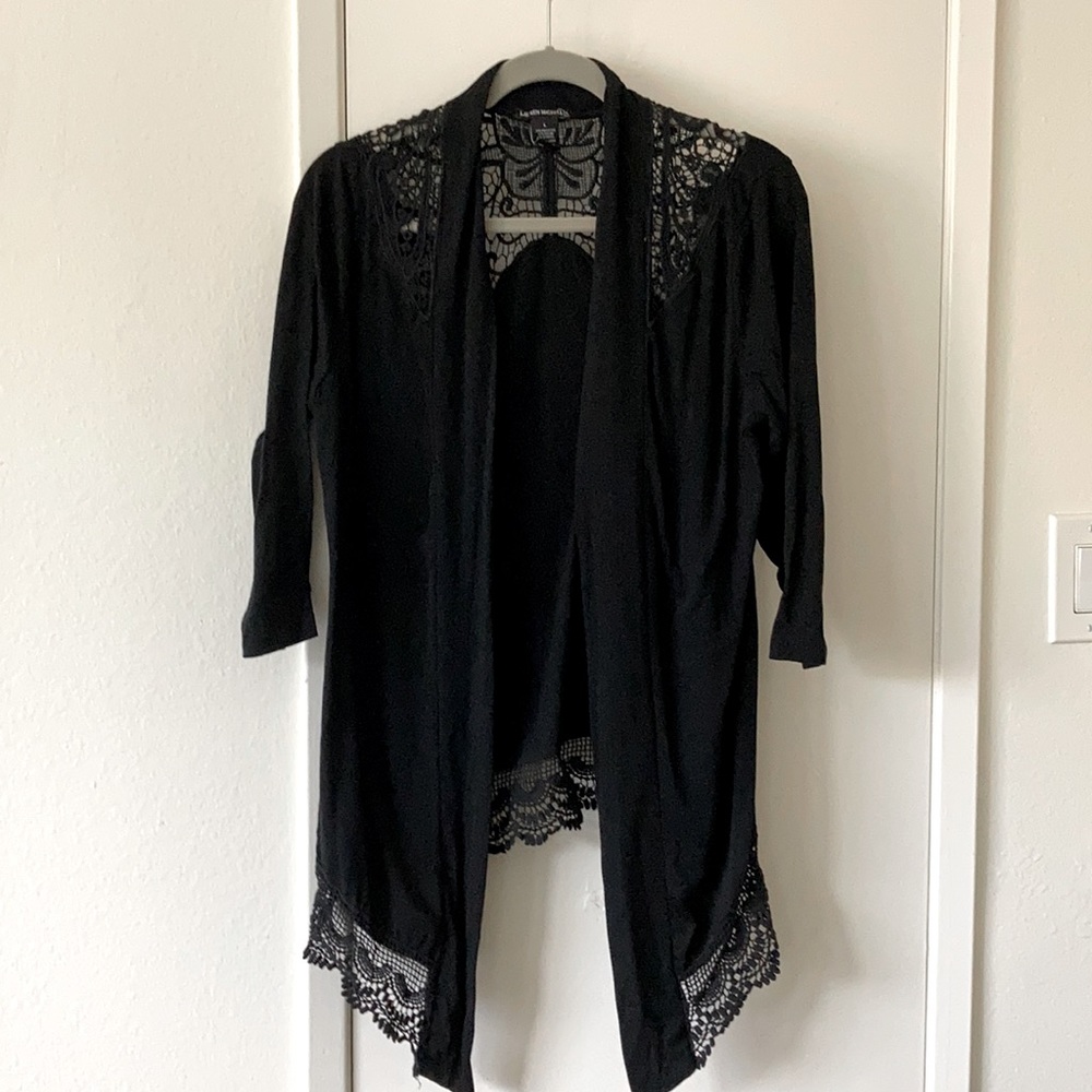 Black Lace Cardigan